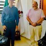 EL PRESIDENTE DEL COLEGIO DE NOTARIOS, LIC. GERARDO LOPEZCONDE LASTRA, SOSTIENE REUNIÓN DE TRABAJO CON EL SUBSECRETARIO DE GOBIERNO, LIC. MARIO GALLARDO, EN MATERIA DE SERVICIOS REGISTRALES