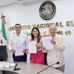 EL PRESIDENTE DEL COLEGIO DE NOTARIOS, LIC. GERARDO LOPEZCONDE LASTRA, FIRMA CONVENIO DE COLABORACIÓN CON EL INE TABASCO, RUMBO A LA JORNADA ELECTORAL 2025