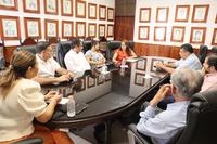 12 – REUNIÓN CON LA PRESIDENTA MUNICIPAL DE CUNDUACÁN, LIC. MARÍA DE LA CRUZ LÓPEZ, JUNTO CON NOTARIOS DE CUNDUACÁN