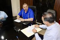 8 – FIRMA DE CONVENIO CON EL PRESIDENTE MUNICIPAL DE MACUSPANA, LIC. GASPAR DÍAZ FALCÓN